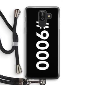 CaseCompany 9000: Samsung Galaxy J8 (2018) Transparant Hoesje met koord