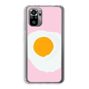 CaseCompany Sunny side up: Xiaomi Redmi Note 10S Transparant Hoesje