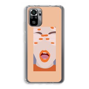 CaseCompany Surprise: Xiaomi Redmi Note 10S Transparant Hoesje