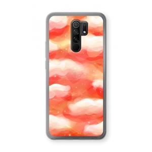 CaseCompany Lichte Wolken: Xiaomi Redmi 9 Transparant Hoesje