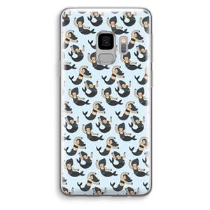 CaseCompany Zeemeermin: Samsung Galaxy S9 Transparant Hoesje