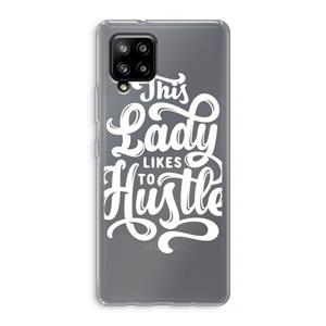 CaseCompany Hustle Lady: Samsung Galaxy A42 5G Transparant Hoesje