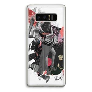 CaseCompany Dissimulation du réel: Samsung Galaxy Note 8 Transparant Hoesje