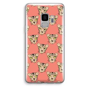 CaseCompany Tijger: Samsung Galaxy S9 Transparant Hoesje