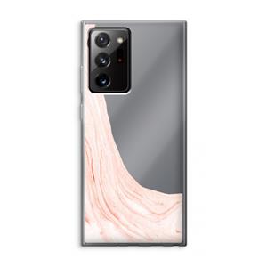 CaseCompany Peach bath: Samsung Galaxy Note 20 Ultra / Note 20 Ultra 5G Transparant Hoesje