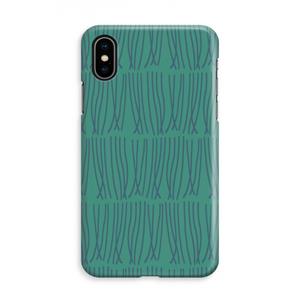 CaseCompany Swirls: iPhone Xs Volledig Geprint Hoesje