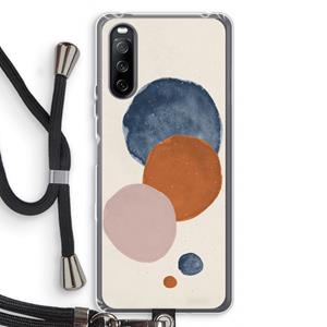 CaseCompany Geo #4: Sony Sony Xperia 10 III Transparant Hoesje met koord