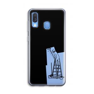 CaseCompany Musketon Painter: Samsung Galaxy A40 Transparant Hoesje