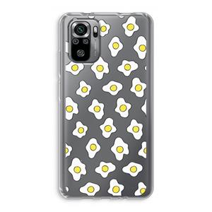 CaseCompany Spiegeleitjes: Xiaomi Redmi Note 10S Transparant Hoesje