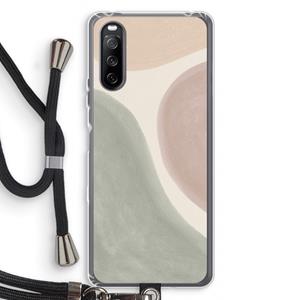 CaseCompany Geo #6: Sony Sony Xperia 10 III Transparant Hoesje met koord