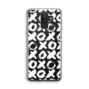 CaseCompany XOXO: Samsung Galaxy J8 (2018) Transparant Hoesje
