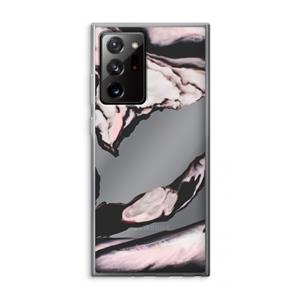 CaseCompany Roze stroom: Samsung Galaxy Note 20 Ultra / Note 20 Ultra 5G Transparant Hoesje