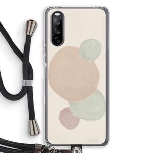 CaseCompany Geo #9: Sony Sony Xperia 10 III Transparant Hoesje met koord