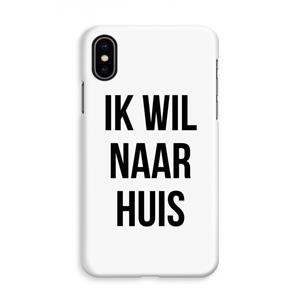 CaseCompany Ik wil naar huis: iPhone Xs Volledig Geprint Hoesje