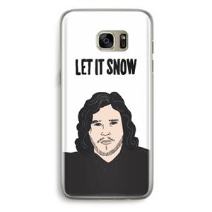 CaseCompany Let It Snow: Samsung Galaxy S7 Edge Transparant Hoesje