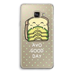 CaseCompany Avo Good Day: Samsung A3 (2017) Transparant Hoesje