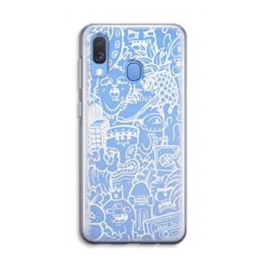 CaseCompany Vexx Mixtape #2: Samsung Galaxy A40 Transparant Hoesje
