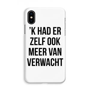 CaseCompany Meer verwacht: iPhone Xs Volledig Geprint Hoesje
