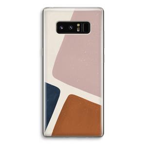 CaseCompany Geo #2: Samsung Galaxy Note 8 Transparant Hoesje