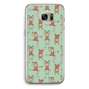CaseCompany Gymboys: Samsung Galaxy S7 Edge Transparant Hoesje