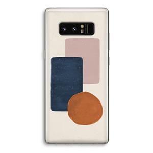 CaseCompany Geo #3: Samsung Galaxy Note 8 Transparant Hoesje