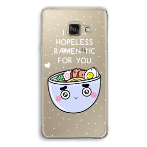 CaseCompany I'm A Hopeless Ramen-Tic For You: Samsung A3 (2017) Transparant Hoesje