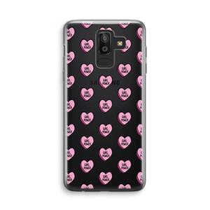 CaseCompany GIRL POWER: Samsung Galaxy J8 (2018) Transparant Hoesje