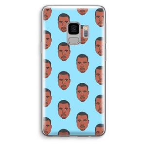 CaseCompany Kanye Call Me℃: Samsung Galaxy S9 Transparant Hoesje