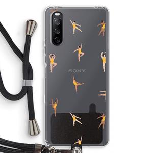 CaseCompany Dans #2: Sony Sony Xperia 10 III Transparant Hoesje met koord