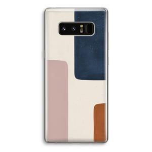 CaseCompany Geo #5: Samsung Galaxy Note 8 Transparant Hoesje