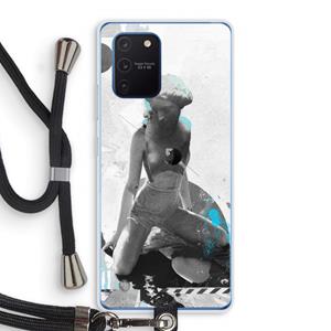 CaseCompany I will not feel a thing: Samsung Galaxy Note 10 Lite Transparant Hoesje met koord