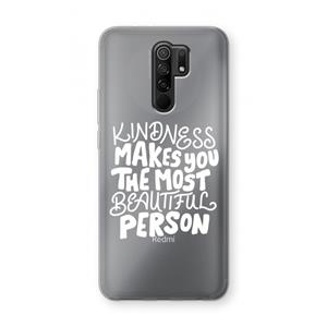 CaseCompany The prettiest: Xiaomi Redmi 9 Transparant Hoesje