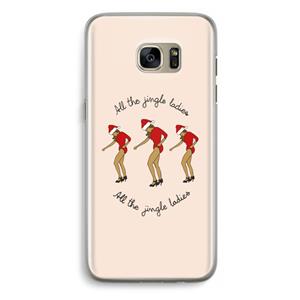 CaseCompany Jingle Ladies: Samsung Galaxy S7 Edge Transparant Hoesje