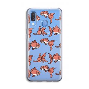 CaseCompany Blub: Samsung Galaxy A40 Transparant Hoesje