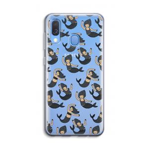 CaseCompany Zeemeermin: Samsung Galaxy A40 Transparant Hoesje