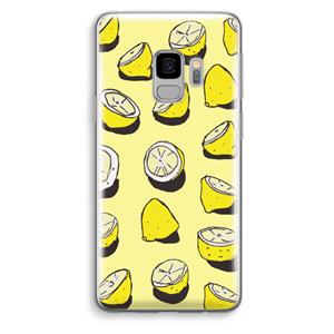CaseCompany When Life Gives You Lemons...: Samsung Galaxy S9 Transparant Hoesje