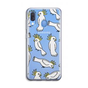 CaseCompany Papegaai: Samsung Galaxy A40 Transparant Hoesje