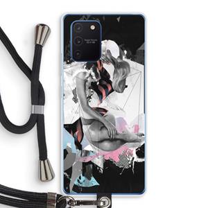 CaseCompany Camouflage de sommeil: Samsung Galaxy Note 10 Lite Transparant Hoesje met koord