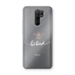 CaseCompany Be(e) kind: Xiaomi Redmi 9 Transparant Hoesje