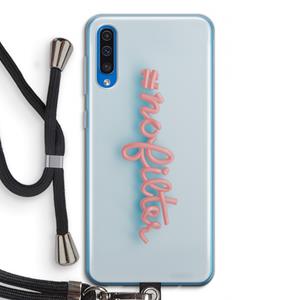 CaseCompany nofilter: Samsung Galaxy A50 Transparant Hoesje met koord