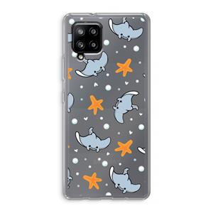 CaseCompany Manta: Samsung Galaxy A42 5G Transparant Hoesje