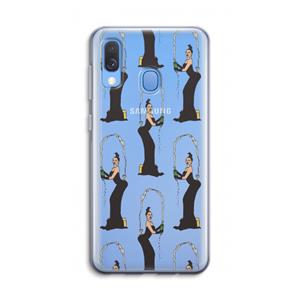 CaseCompany Pop Some Kim: Samsung Galaxy A40 Transparant Hoesje