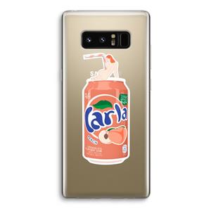 CaseCompany S(peach)less: Samsung Galaxy Note 8 Transparant Hoesje