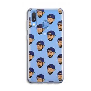 CaseCompany Drake Away: Samsung Galaxy A40 Transparant Hoesje