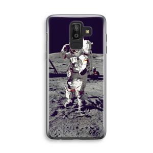 CaseCompany Spaceman: Samsung Galaxy J8 (2018) Transparant Hoesje