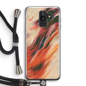 CaseCompany Forgotten Lands: Samsung Galaxy J8 (2018) Transparant Hoesje met koord