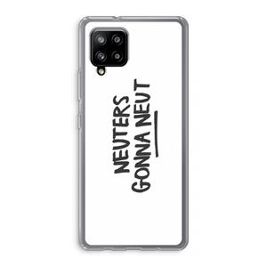 CaseCompany Neuters: Samsung Galaxy A42 5G Transparant Hoesje