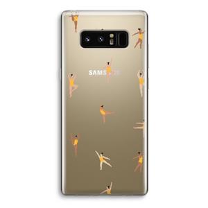 CaseCompany Dans #2: Samsung Galaxy Note 8 Transparant Hoesje
