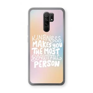CaseCompany The prettiest: Xiaomi Redmi 9 Transparant Hoesje