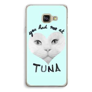 CaseCompany You had me at tuna: Samsung A3 (2017) Transparant Hoesje
